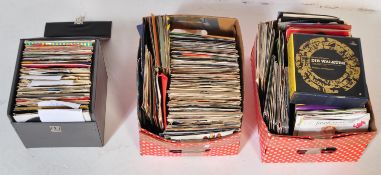 LARGE COLLECTION OF VINTAGE 45 RECORDS