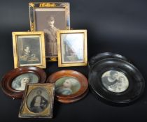 19TH CENTURY PORTRAIT DAGUERREOTYPE & ETCHINGS