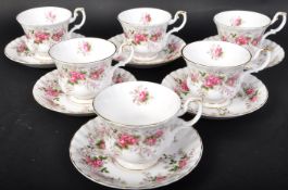 VINTAGE ROYAL ALBERT LAVENDER ROSE TEA SERVICE