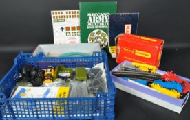 MECCANO CLOCK AND ARMY TOOL - HORNBY + TRI-ANG RAILWAY