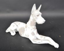 HAND MADE SPANISH LLADRO FIGURINE OF A GREAT DANE