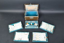 CIRCA 1930S CHINESE MAH-JONG SET IN CASE