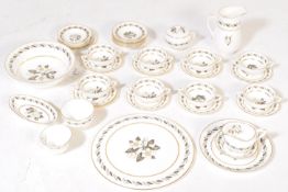 ROYAL WORCESTER PORCELAIN BERNINA PART TEA DINNER SERVICE