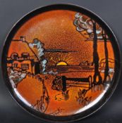 VINTAGE POOLE POTTERY 'AEGEAN' WALL PLATE / CHARGER