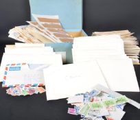 COLLECTION OF VINTAGE INTERNATIONAL FOREIGN FRANKED STAMPS