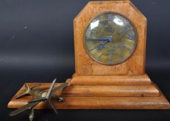 20TH CENTURY BRISTOL ROLLS ROYCE TECH COLLEGE CLOCK & PLANE