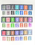 THREE ALBUMS FRANKED & UNFRANKED BRITISH STAMPS