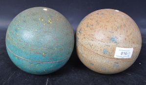 TWO VINTAGE CIRCA 1960S DANISH SCAN-GLOBE TABLE GLOBES