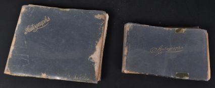 TWO WWI EARLY 20TH CENTURY AUTOGRAPHS ALBUMS