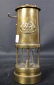 VINTAGE BRASS WELSH MINER'S LAMP