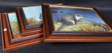 MIKE NANCE - BRITISH ARTIST - OIL ON BOARD PAINTINGS