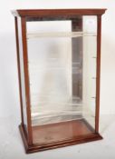 1920S SHOP HABERDASHERY MAHOGANY DISPLAY CABINET