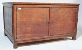 OVERSIZED 19TH CENTURY OAK BLANKET BOX