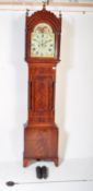 GEROGE III MAHOGANY LONGCASE MARITIME MOONPHASE CLOCK