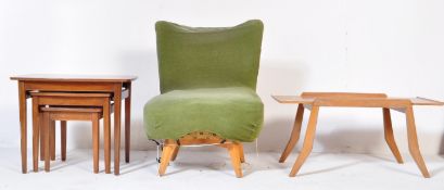 COLLECTION OF TEAK RETRO FURNITURE