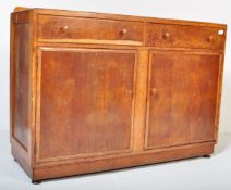 POST WAR 1940'S OAK UTILITY CC COMMITTEE STYLE SIDEBOARD