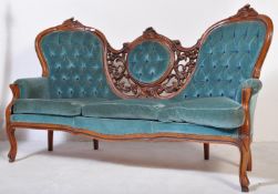 20TH CENTURY FRENCH LOUIS XV CANAPE SOFA SETTEE