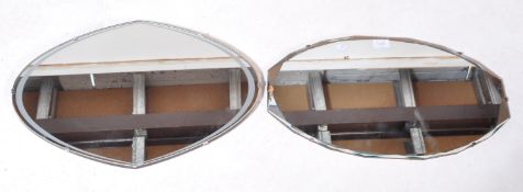 PAIR OF MID 20TH CENTURY WALL HANGING MIRRORS
