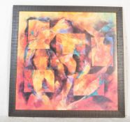 CONTEMPORARY LACQUERED PRINT - FEMALE FORM STUDY