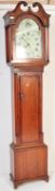 19TH CENTURY GEORGE III GASGOUGH WORKINGTON LONGCASE CLOCK