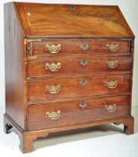 18TH CENTURY GEORGE III MAHOGANY BUREAU DESK