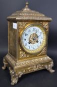 JAPY FRERES - 19TH CENTURY FRENCH BRASS MANTEL CLOCK
