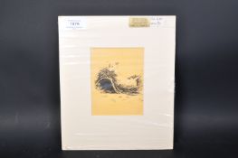 AFTER CECIL ALDIN 1870-1930 ETCHING OF DOG IN GRASS