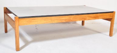VINTAGE MID CENTURY FAUX MARBLE COFFEE TABLE