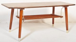 MID CENTURY 1960S TEAK COFFEE TABLE