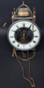 EARLY 20TH CENTURY HANGING SKELETON CLOCK