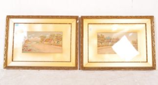 FRAMED ETCHINGS OF PETWORK & ARUNDEL