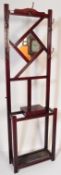 VICTORIAN 19TH CENTURY MAHOGANY HALL STAND