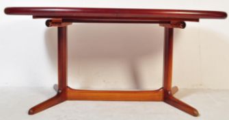 VINTAGE SKOVBY DANISH EXTENDING D-END DINING TABLE