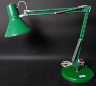 HCF GREEN DANISH ANGLEPOISE DESK LAMP LIGHT