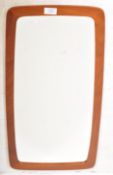 VINTAGE ATOMIC STYLE TEAK WALL MIRROR