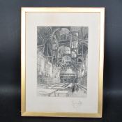 HERBERT RAILTON (1857 - 1911) - VICTORIAN DRY POINT ETCHING