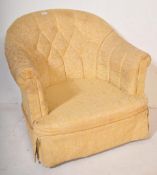 EARLY 20TH CENTURY TUB CHAIR / ARM CHAIR