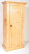 VICTORIAN 19TH CENTURY PINE HALL CUPBOARD WARDROBE
