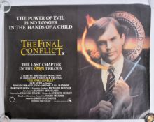 THE OMEN - THE FINAL CONFLICT - ORIGINAL BRITISH QUAD POSTER