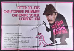 THE RETURN OF THE PINK PANTHER (1975) - BRITISH QUAD POSTER