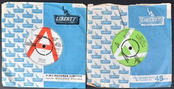 EDDIE COCHRAN - TWO ORIGINAL DEMO / DEMONSTRATION 45RPM RECORDS