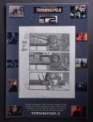 TERMINATOR 2 (1991) - ORIGINAL PRODUCTION USED STORYBOARD