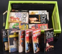 LARGE COLLECTION OF VINTAGE JAMES BOND BOOKS BY IAN FLEMING