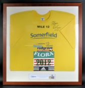 STEVE REDGRAVE - FLORA LONDON MARATHON SIGNED TSHIRT