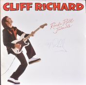 CLIFF RICHARD - ROCK 'N' ROLL JUVENILE - AUTOGRAPHED RECORD LP