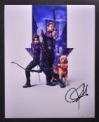 JEREMY RENNER - HAWKEYE (MARVEL) - SIGNED PHOTOGRAPH - AFTAL
