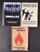 MUSIC MEMORABILIA - TOUR ITINERARIES - MASSIVE ATTACK ETC