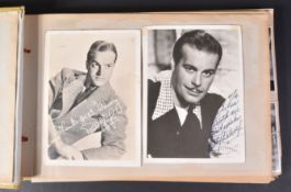 AUTOGRAPHS - ALBUM OF CLASSIC HOLLYWOOD SIGNED PHOTOS