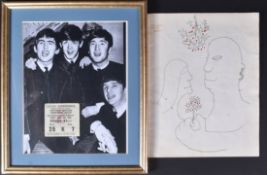 THE BEATLES - CHRISTMAS SHOW 1975 ORIGINAL PROGRAMME & TICKET