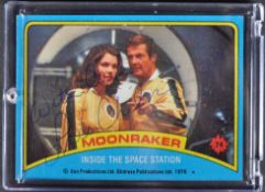 JAMES BOND - LOIS CHILES - SIGNED TRADING CARD - AFTAL